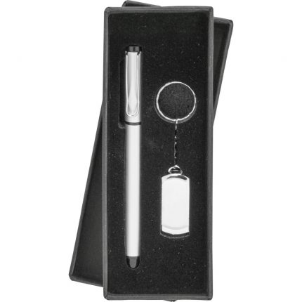 8210-16GB Metal USB Bellek ve Kalem Seti