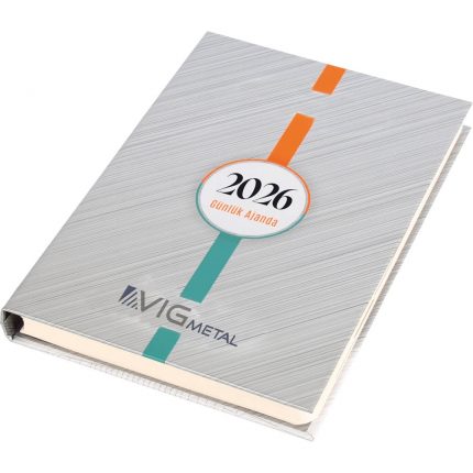 Taslama-GS17x24 Gizli Spiralli Günlük Ajanda