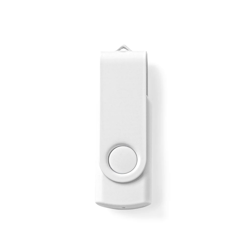 8113_beyaz 8113-32GB-B Metal USB Bellek - Görsel 1