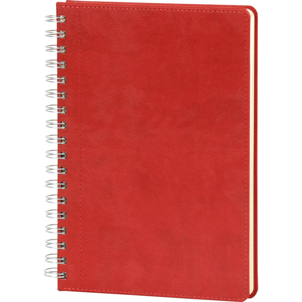 bagcilar_kirmizi Bağcılar-20x28-K Spiralli Tarihsiz Defter - Görsel 1