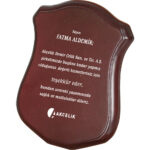 BK-76 Ahşap Plaket